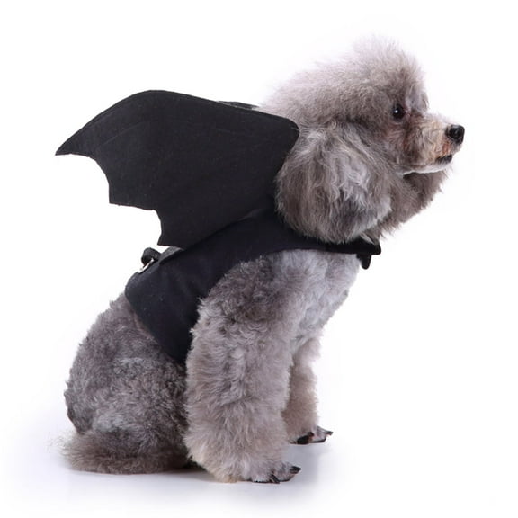 Cheers Pet Halloween Bat Wings Costume Cool Batman Design Party Clothes for Cat Small Dog