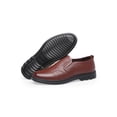 thumbnail image 4 of Gomelly Men's Slip on Leather Loafers Casual Dress Shoes Brown 6.5, 4 of 8