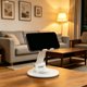 thumbnail image 4 of Soporte ajustable y plegable para teléfono y tablet con soporte de múltiples ángulos, diseño ligero y portátil, base estable con peso, para hogar, oficina, escuela, viajes, en negro o blanco., 4 of 6