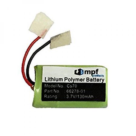 Avaya Wireless Phone Battery - Replacement 130mAh 66278-01, 79879-01 Battery for Plantronics C70N, CS70, CS70N, Pro, Pro+, Pro HD, Pro UC, Avaya AWH-75N Wireless Headsets