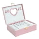 thumbnail image 2 of Joyero, organizador de joyas, divisores extraíbles con caja de exhibición de espejo, joyero, relojes, , pendientes, pulsera para mujeres y niñas, 2 of 9