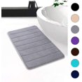 thumbnail image 1 of Bathroom Bath Rug Absorbent Non-slip Bath Mat Washable Bath Mat-30x50 Cm(beige), 1 of 4
