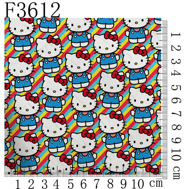 Cotton Polyester Printed Fabric, F3614 - Customizable for Clothing, Patchwork, Quilts, Crafts, Pet Bags