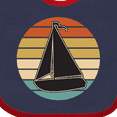 thumbnail image 4 of Inktastic Sailboat Vintage Nautical Sailing Boys or Girls Baby Bib, 4 of 4