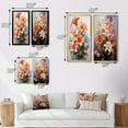 thumbnail image 4 of Designart "Lilies Representation Colorfuled Acrylic III" Lilies Framed Wall Art Set Of 2 - Multi-Color Floral Framed Wall Art Set Of 2, 4 of 7