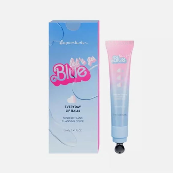 SuperShades Color-Changing Lip Balm - Moisturizing Tinted Lip Gloss, Hydrating Lip Treatment, 12ml - Long-Lasting, Berry Flavor, Soft & Smooth Lips