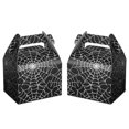 thumbnail image 1 of Cajas Hxezoc para recuerdos de Halloween, tamaño grande, tela de araña negra, 36 unidades, 1 of 8
