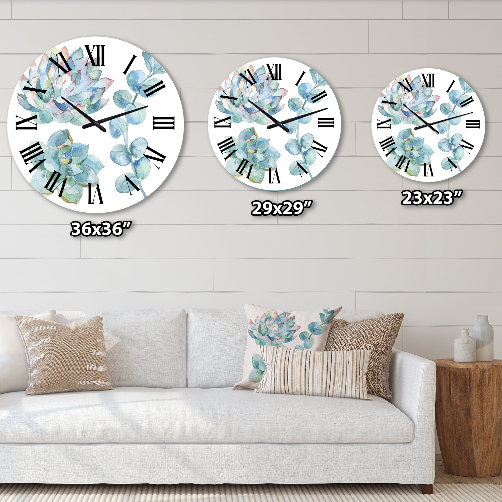 Designart 1 in Traditional Wall Clock