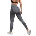 thumbnail image 2 of Seductiva Gray Clothing YOGA Lightweight Women's High Waist Yoga Pants with Pockets - Thick Workout Leggings for Running, Gym & Training | Non See-Through Nylon-Spandex Tights, 2 of 7