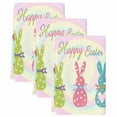 thumbnail image 2 of Easter Bunny Kitchen Towels Set of 3, Easter Eggs Spring Watercolor Bows Flower Absorbent Dish Towels for Kitchen, Microfiber Hand Towel, Quick Drying Tea Towel for Cleaning Decorative Dishcloths, 2 of 7