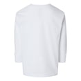 thumbnail image 3 of Baby Toddler Fine Jersey Long Sleeve Tee T-Shirts , white , 2T, 3 of 7