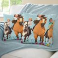 thumbnail image 3 of Spirit: Corre Libre Fundas de almohada de terciopelo con tema, regalos de funda de almohada, decoración para el hogar, cojín de lanzar, regalo de cumpleaños para fans y parejas. 60cm x 60cm., 3 of 6