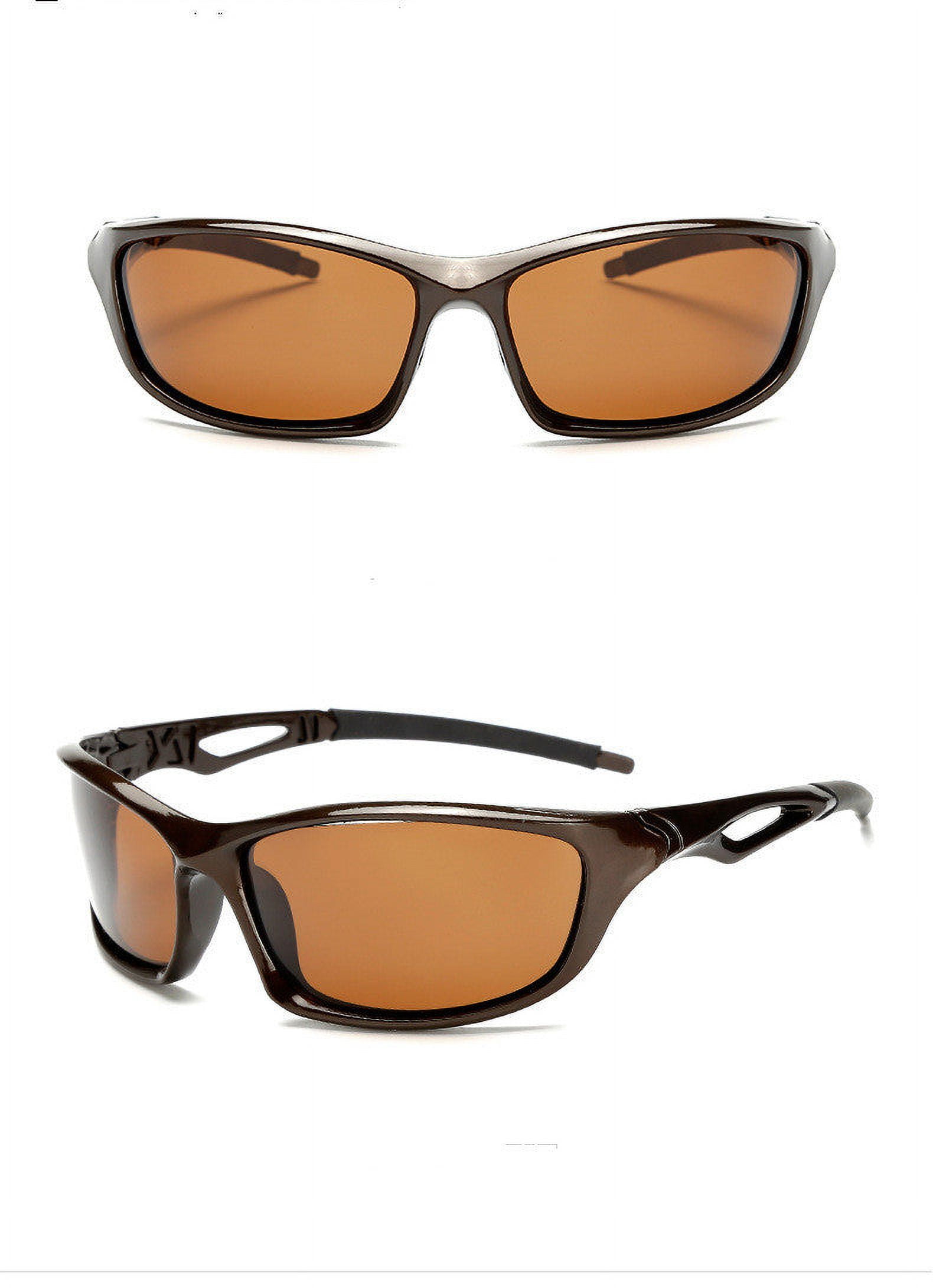 Polarized Sports Sunglasses for Men, UV400 Protection, PC Frame, Outdoor Riding Glasses, Cycling Eyewear