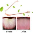 thumbnail image 3 of Raspador de lengua de cobre puro Raspador de lengua de acero inoxidable Raspadores de lengua Se utiliza para la lengua Limpia la lengua para una higiene bucal óptima Raspador de lengua, 3 of 5