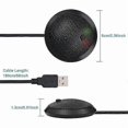 thumbnail image 2 of Conference USB Microphone,Omnidirectional Condenser PC Microphone with Mute Button LED Indicator,Pl, 2 of 5