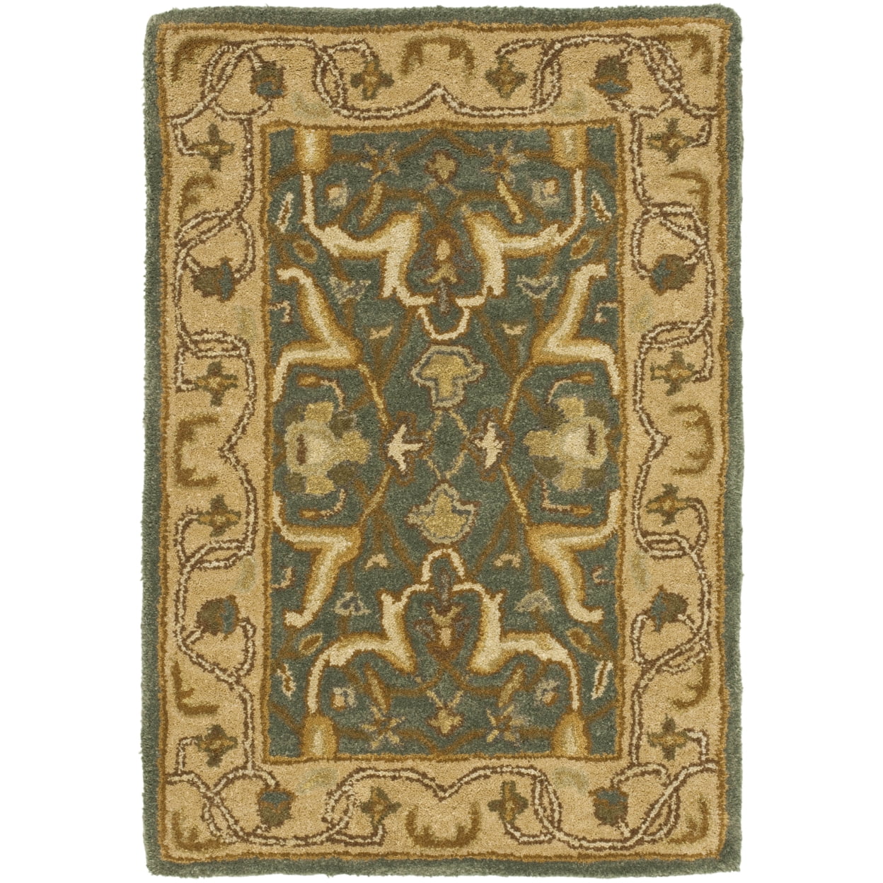 SAFAVIEH Heritage Annandale Oriental Area Rug, Blue/Beige, 5' x 8'