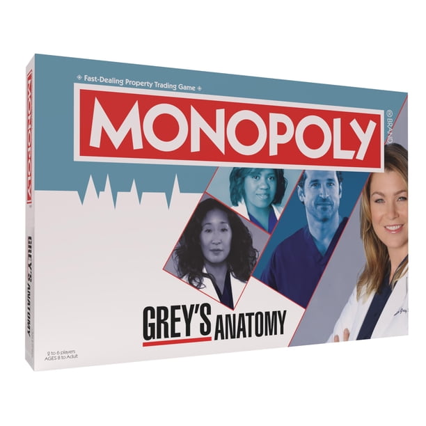 Juego de mesa USAOPOLY Monopoly Grey's Anatomy con transbordador