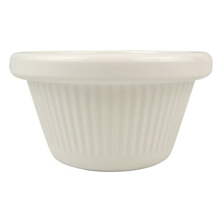 

Tablecraft RAM3FB 3 Oz Fluted Ramekin Melamine Bone-Each