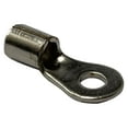 thumbnail image 1 of (100) High Temperature Non-Insulated Ring Connector 12-10 Gauge AWG #6 Stud Electrical Wire Terminal - USA, 1 of 5