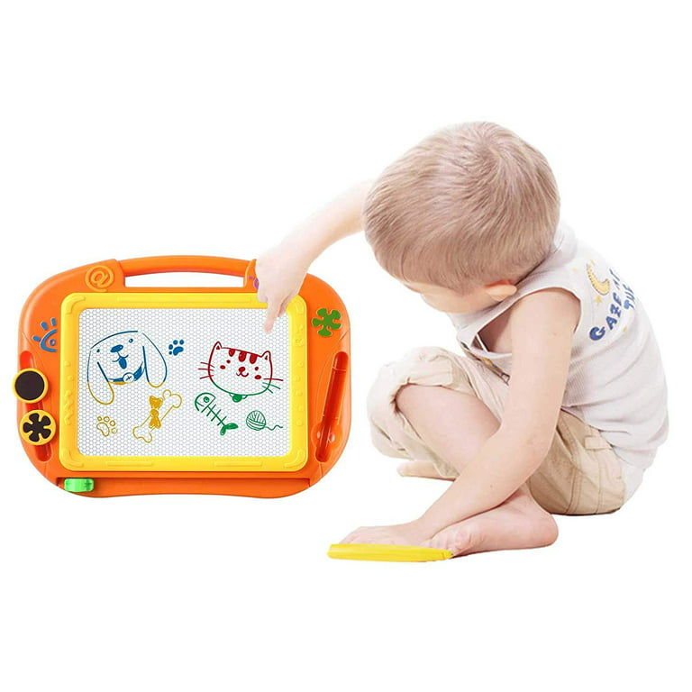 Magnetic Drawing Board Toddler Toys for Girls Gifts, Erasable Etch