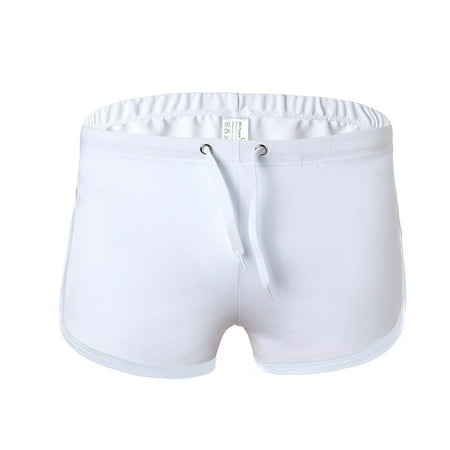 

Knosfe Mens Solid Color Moisture-Wicking Patchwork Boxer Briefs Stretch Underwear XL