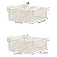 thumbnail image 3 of Hanging Cabinet Bin with Pullout Drawer Multifunctional Under Shelf Storage Basket for Bedroom, 3 of 8