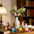 thumbnail image 5 of Kumdkd Easter Foam Eggs & Floral Arrangement, 10.23x3.93in Multicolor Tabletop Centerpiece, Lightweight Plastic Easter Decor for Table Wall Mantel, Reusable Spring Party Decor, 5 of 6