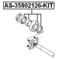 thumbnail image 2 of Febest REPAIR KIT, BALL BEARING REAR AXLE SHAFT 35X80X21X26 # AS-35802126-KIT OEM 09269-35010, 2 of 2