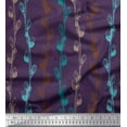 thumbnail image 1 of Soimoi Velvet Fabric Clover Flower Print Fabric by Yard 58 Inch Wide, 1 of 1