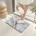 thumbnail image 4 of ZFLMY Fast Absorption Diatom Mud Marble Surface Home Bath Rug Mat Quick Drying Rubber Backing Easy Storage Super Water Absorption 24x16in, 4 of 5