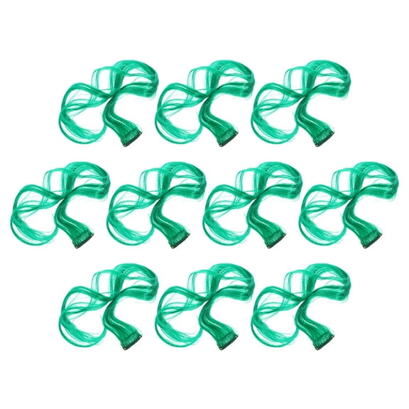 Wig Hair Extensions 10 Pcs Women Accessories for Girls Clips Pins Clamps Colored High Temperature Wire Women's