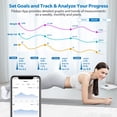 thumbnail image 6 of ABLEGRID Smart Digital Bathroom Scale for Body Weight and Fat Percentage Battery Powered, 400lb, White, 6 of 9