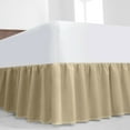thumbnail image 4 of Simply Put Cotton Blend Percale Ruffled Bedskirt Queen Linen, 4 of 5