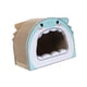 thumbnail image 1 of Rascador para gatos , cama de salón, tumbona, , casa de cartón para gatos Tiburón jinwen peluche perros cama gato, 1 of 8