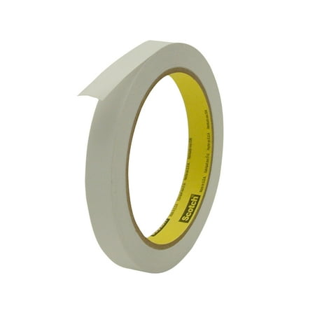 3M Scotch 3051 Low Tack Paper Tape: 1/2 in. x 36 yds. (White)