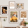 thumbnail image 4 of Cuadro sobre lienzo para pared, diseño de hojas de árbol, calabaza, conejo, pueblo, otoño, carteles nórdicos e impresiones, imágenes para sala de estar, decoración del hogar, 4 of 5