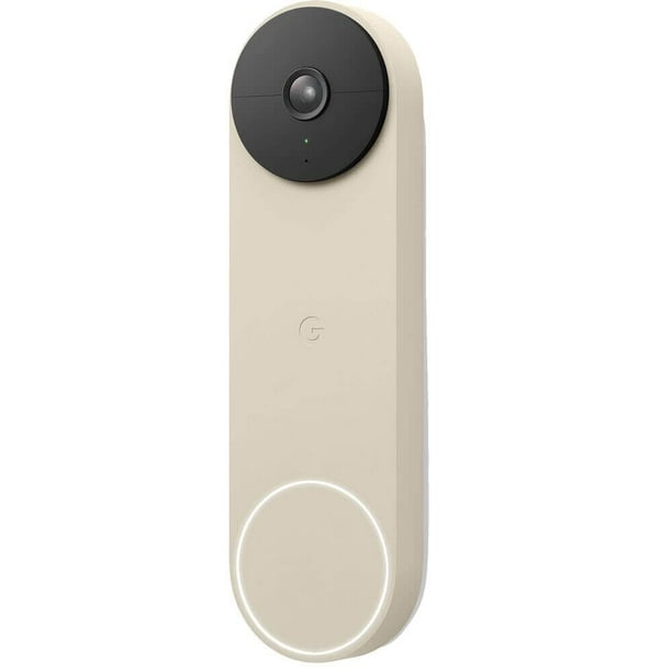 Timbre con vídeo reacondicionado Google Nest, ropa de cama reacondicionada