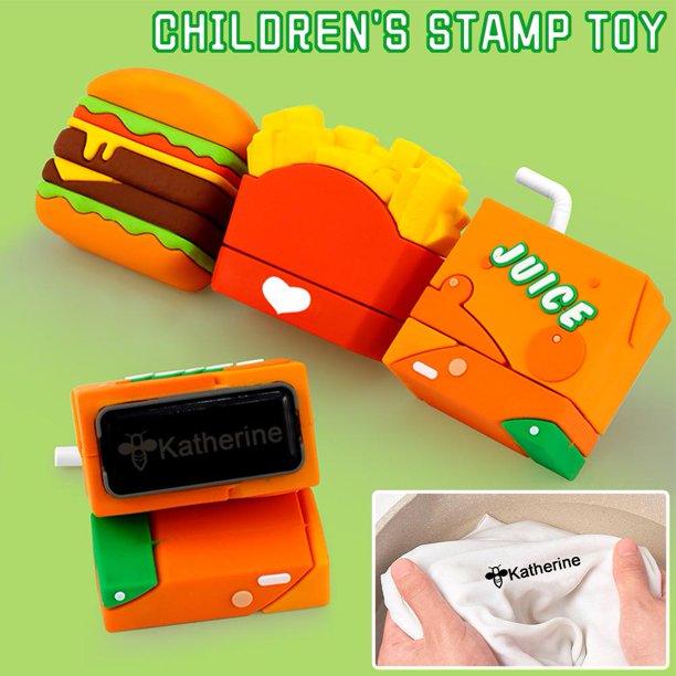 Personalised Name Stamp for Children Kids, Self Inking Clothes Labelling  Custom