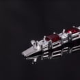 thumbnail image 4 of Lakshya Jewel LLC 14k White Gold Finish Lab Created Ruby Princess Cut Women's Tennis Bracelet, 4 of 4
