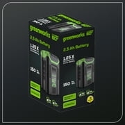 Greenworks 60 Volt 2.5Ah Battery 1807202