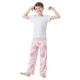 thumbnail image 3 of Pink Gingerbread Houses Pajama Pants Soft Lightweight Lounge Pants Bottoms Sleep Pants Warm Comfy, 3 of 9