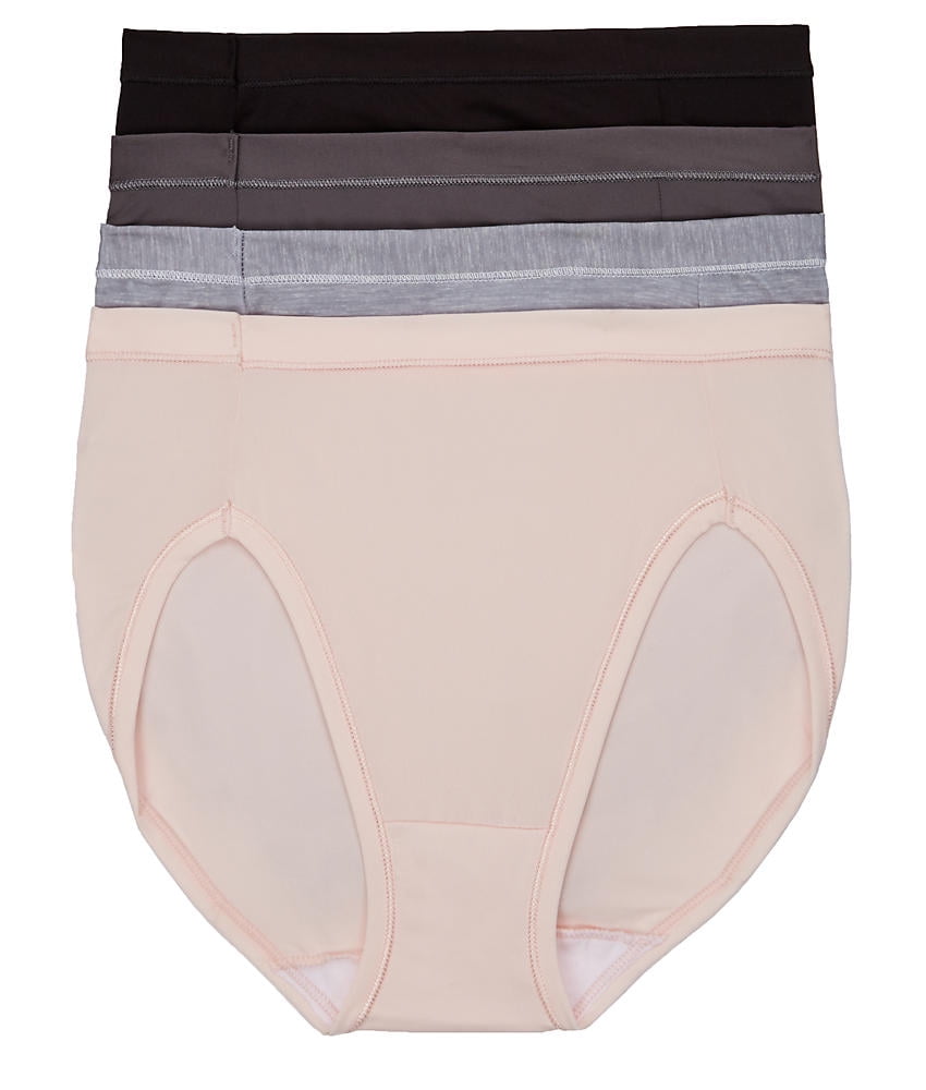 Hanes Hanes Womens Cool Comfort Microfiber HiCut Brief 4Pack Style