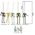 thumbnail image 3 of pitrice 6pcs Human Skeleton Body DIY Dolls Pendants Jewelry Makings Copper, 3 of 9