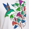 thumbnail image 3 of CafePress - Rainbow Hummingbird On Trumpet Vine Fitted T Shirt - Fitted T-Shirt, Vintage Fit Soft Cotton Tee, 3 of 4