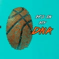 thumbnail image 3 of Wild Bobby, Basketball Fingerprint It's In My DNA, Sports, Women Slim Fit Junior Tee, Tahiti Blue, Medium, 3 of 5