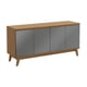 thumbnail image 2 of Aparador Bufetero Canela/Gris 4 Puertas 156 cm Kappesberg, 2 of 10