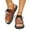 Brown, variant on Sandals for Women 2025, Xunlbb Soft Sole Strap Sandals Women's New Versatile Thick Sole Soft Faced Sandals(Black,Size:36)