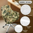 thumbnail image 5 of Xixirimido Palm Trees Design Pattern Office Chair Covers Computer Stretch Accent Dining Chair Covers Swivel Desk Chair Armrest Slipcover for Mid-Back Rotating Chairs, 5 of 7