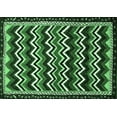 thumbnail image 1 of Ahgly Company Indoor Rectangle Abstract Emerald Green Modern Area Rugs, 8' x 10', 1 of 4