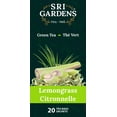 thumbnail image 3 of Sri Gardens Tea Thé Vert à la Citronnelle, 20 Sachets de Thé, 3 of 4